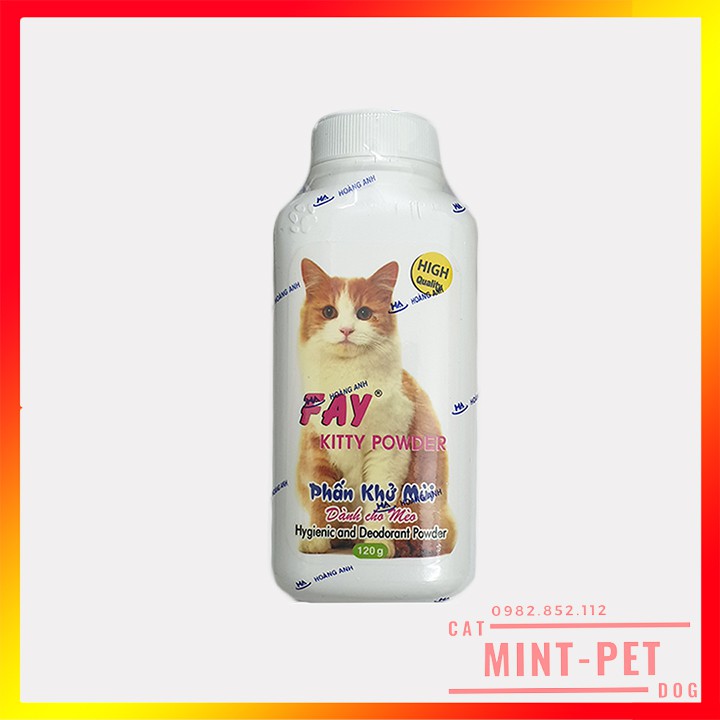 Phấn Vệ Sinh Tắm Khô Làm Sạch Fay Kitten Dành Cho Mèo