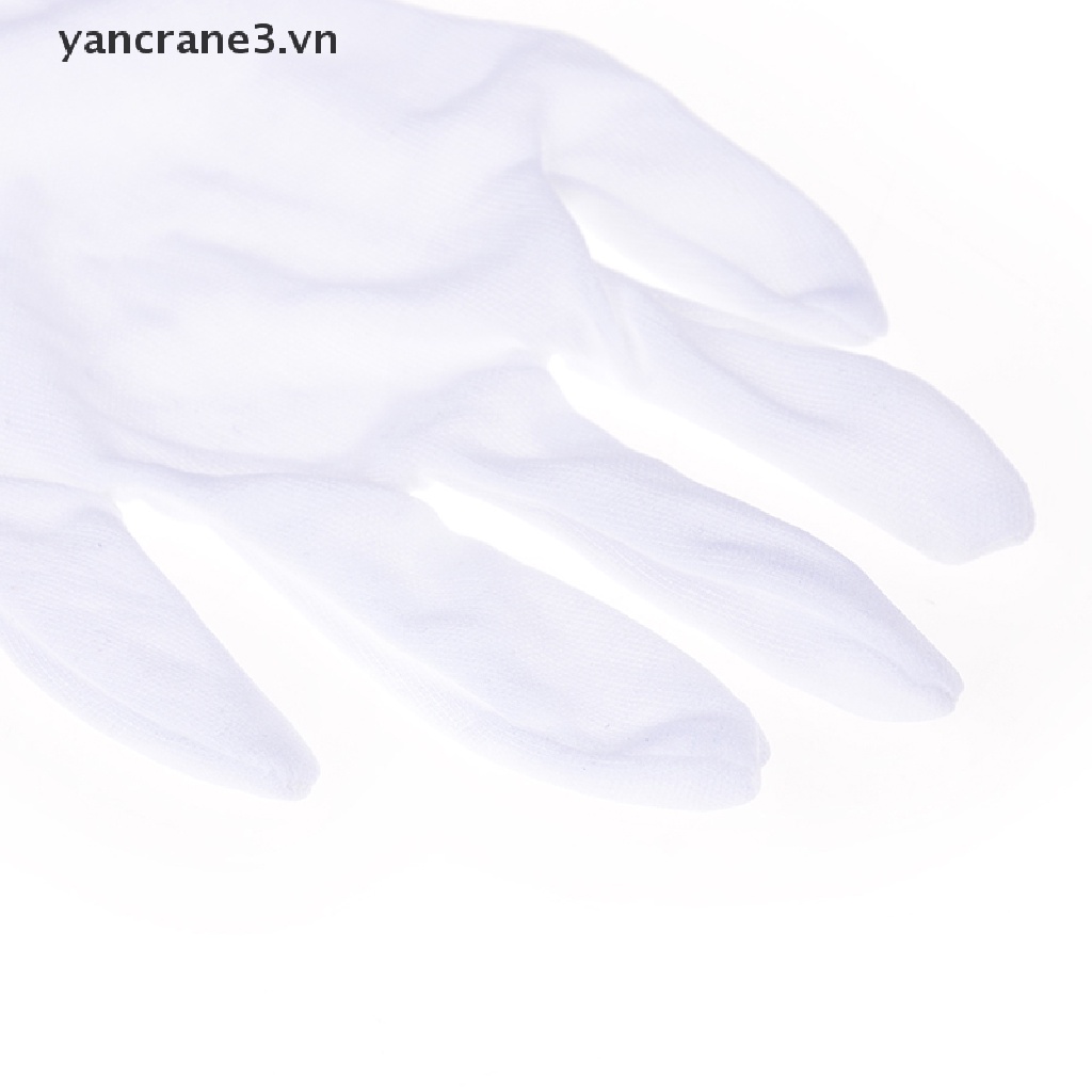 1 Đôi Găng Tay Trắng Bằng Cotton Hóa Trang Halloween yancrane3.vn