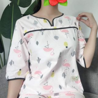 Bộ mặc nhà cổ viền cực xinh