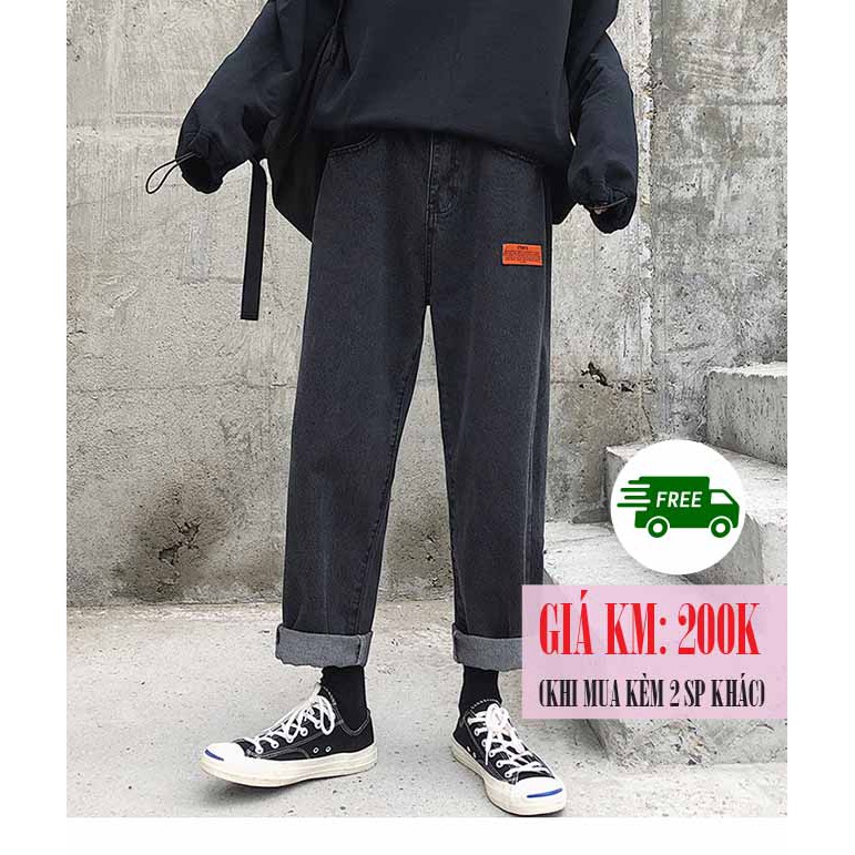 [SẴN] Quần jeans nữ ống rộng Ulzzang Quảng Châu QDJ27