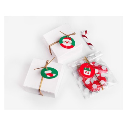 Set 10 tag gắn túi bánh, hộp bánh trang trí chủ đề Merry Christmas