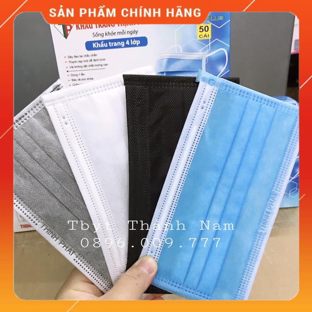 (Giá Tốt) HỘP KHẨU TRANG Y TẾ 4 LỚP CAO CẤP KHÁNG KHUẨN THỊNH PHÁT