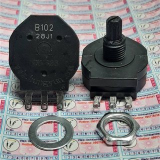 5 cái biến trở chiết áp volume máy hàn nrvs28 b102 1kr 1kohm 3 chân đơn