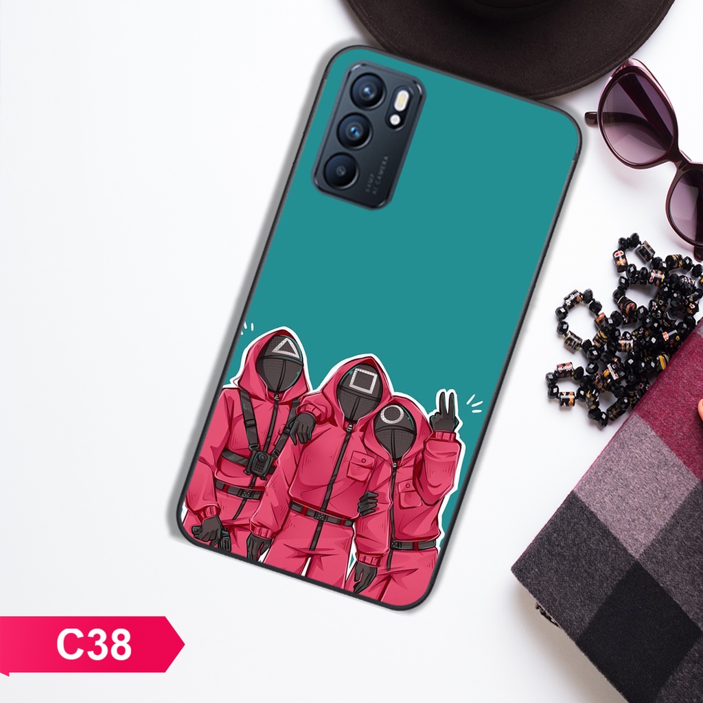 [HOT] ỐP LƯNG ĐIỆN THOẠI OPPO RENO 6 5G -RENO 6Z 5G MẪU SQUID GAME CỰC HOT 2021