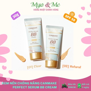 Kem nền Canmake Perfect Serum BB Cream SPF50/PA+++ mẫu mới Nhật Bản - 30g