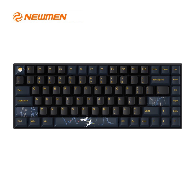 Bàn phím cơ không dây Newmen GM840 Pro v2  3 mode hotswap gateron pro,kailh box switch