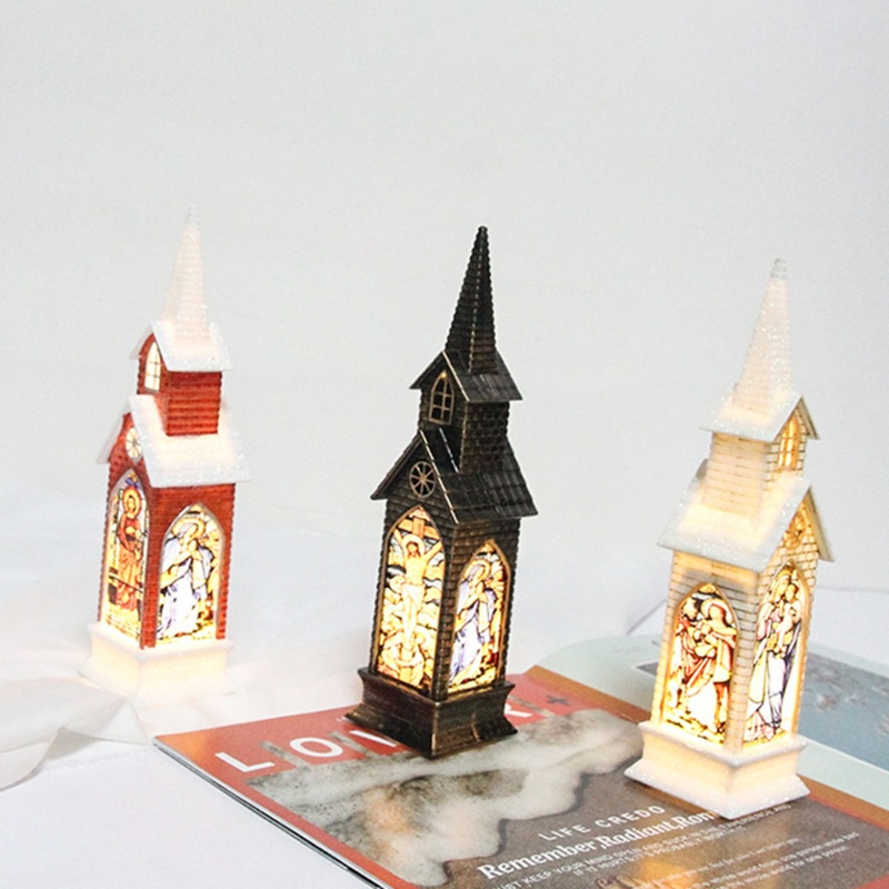 Giá Đỡ Đèn Cầy Để Bàn Phong Cách Giáng Sinh Cổ Điển