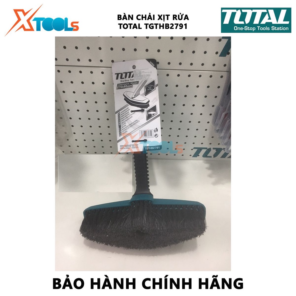 Bàn chải xịt rửa TOTAL TGTHB2791 dụng cụ vệ sinh Chiều dài 590mm, Góc 45º, Trọng lượng 1kg, Thích hợp cho súng xịt Total