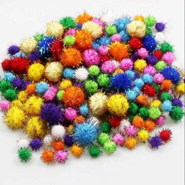 Pom pom kim tuyến 100 viên đủ size
