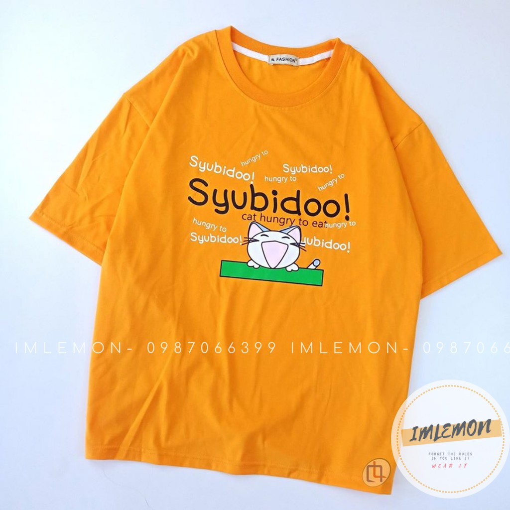 Áo Thun 4D Tay Lỡ In Họa Tiết MÈO CHI Siêu Cute | BigBuy360 - bigbuy360.vn