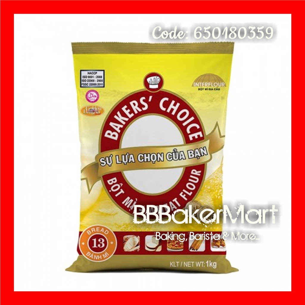 CHOICE 13 - Bột mì Bakers' Choice số 13 (BỘT LÀM BÁNH MÌ) - 1kg