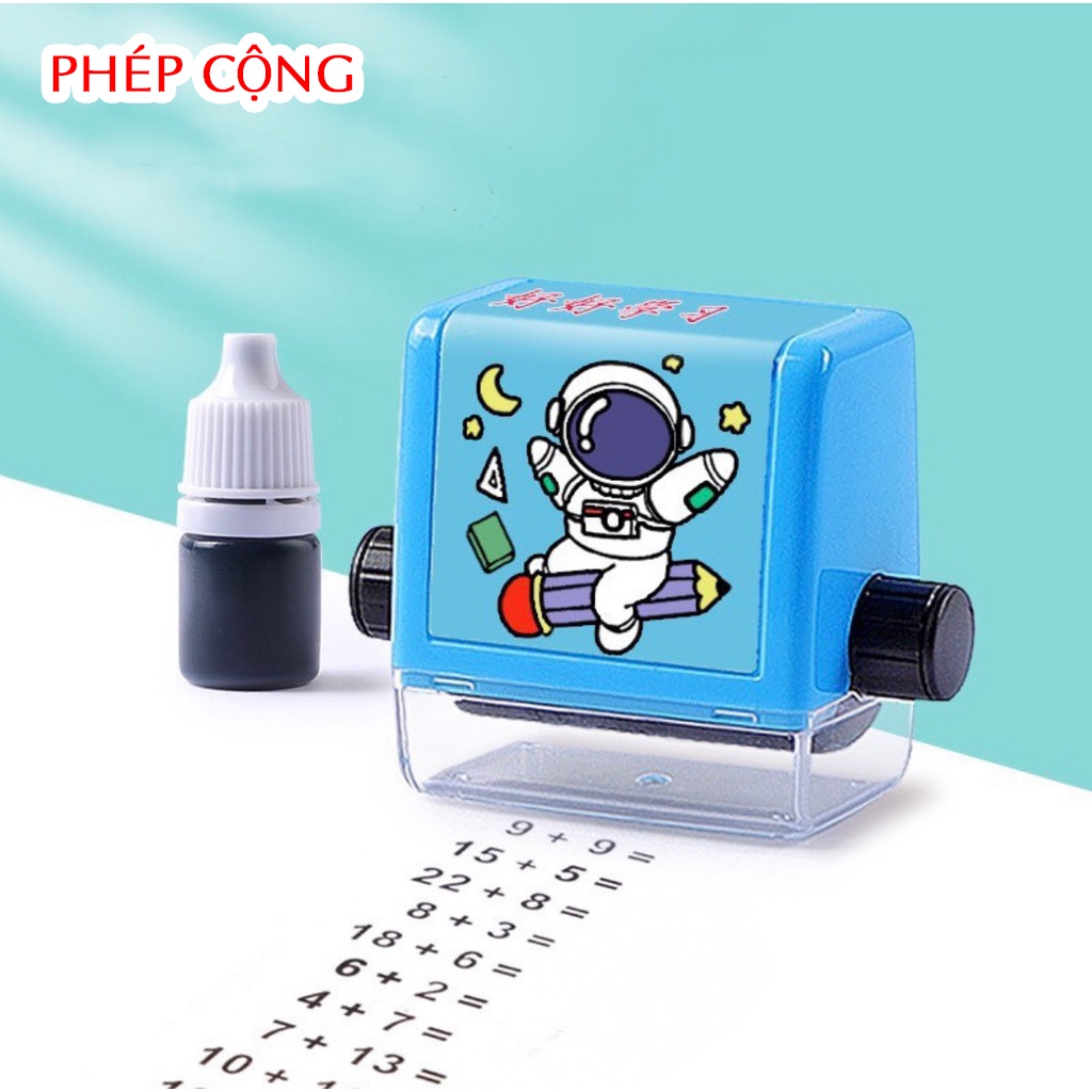 Con lăn tạo phép tính cộng trừ cho bé  - Máy in tạo phép tính cộng trừ đơn giản
