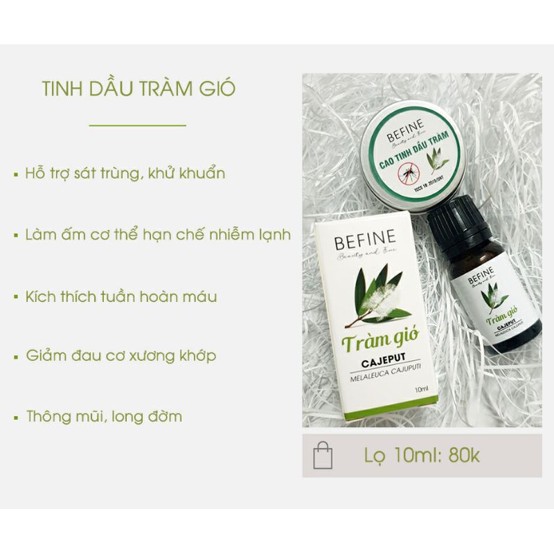 Tinh dầu tràm gió Befine 10ml