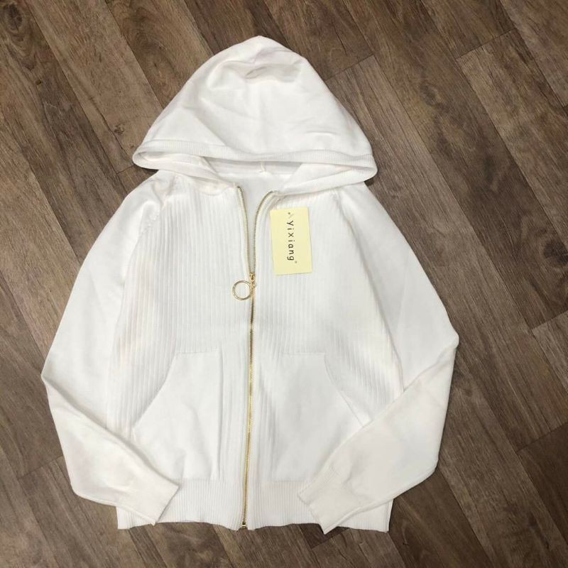 Áo Khoác Len Dây Kéo Hàng Quảng Châu. 6 Màu Như Hình [Len Sọc Gân] | BigBuy360 - bigbuy360.vn