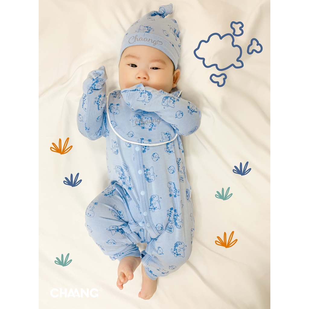 Chaang Bộ body dài cúc giữa Pony&amp;Dino