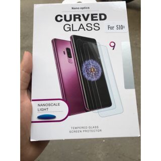 {BÁN SỈ} Kính Cường Lực Full Keo UV cho Galaxy s10 / S10 Plus Trong suốt