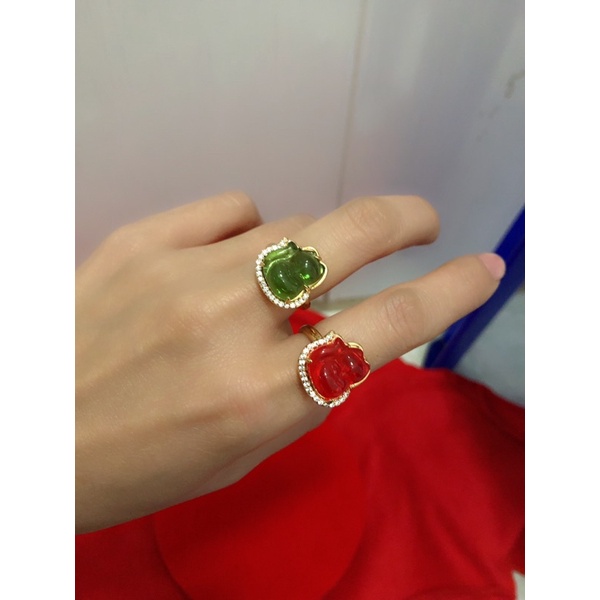 nhẫn mạ vàng