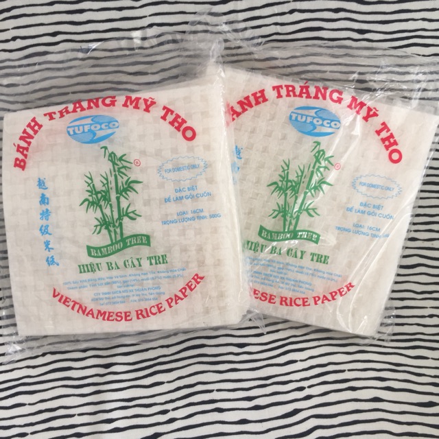 Bánh tráng gỏi cuốn Mỹ Tho không có chất bảo quản loại tiết kiệm 16cm