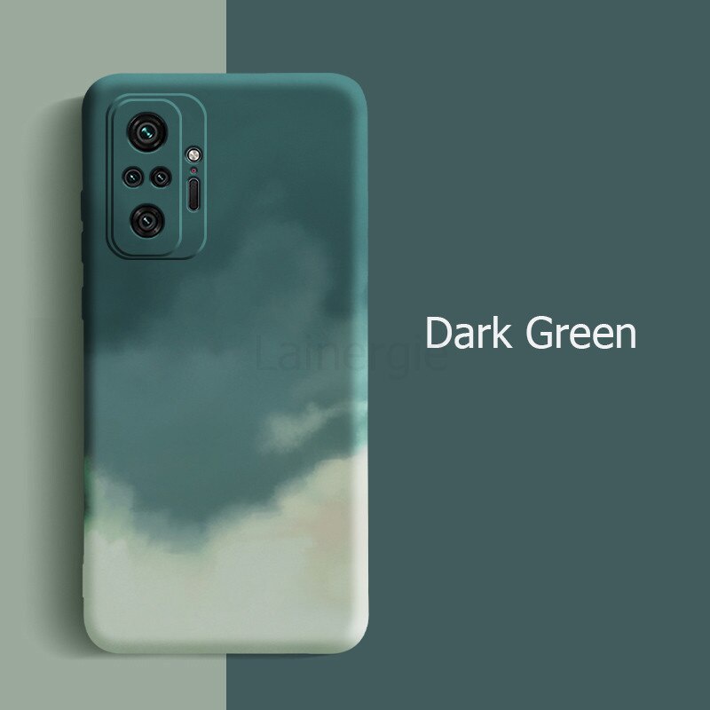 Ốp Điện Thoại Dáng Vuông Màu Nước Cho Xiaomi Redmi 10 Note 10 Pro 10S 9A 9C K40 PRO 5G 4G 2021 | BigBuy360 - bigbuy360.vn