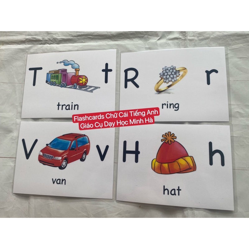 Flashcard 26 chữ cái dạy Phonics cho trẻ mầm non