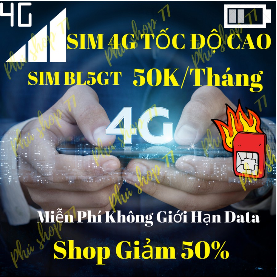 Sim 4G Data Mobifone BL5GT
