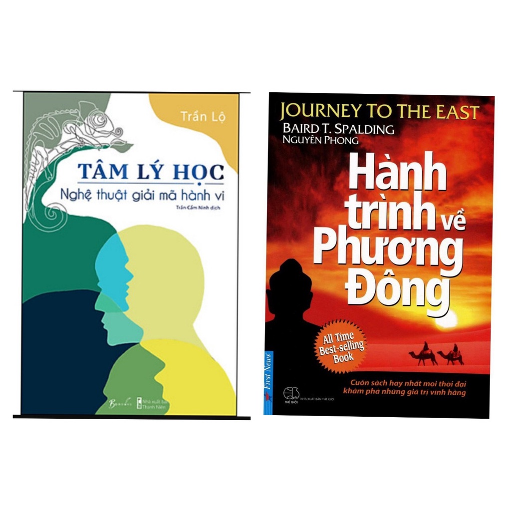 Sách - combo 2 Hành Trình Về Phương Đông fs+ Tâm Lý Học - Nghệ Thuật Giải Mã Hành Vi az
