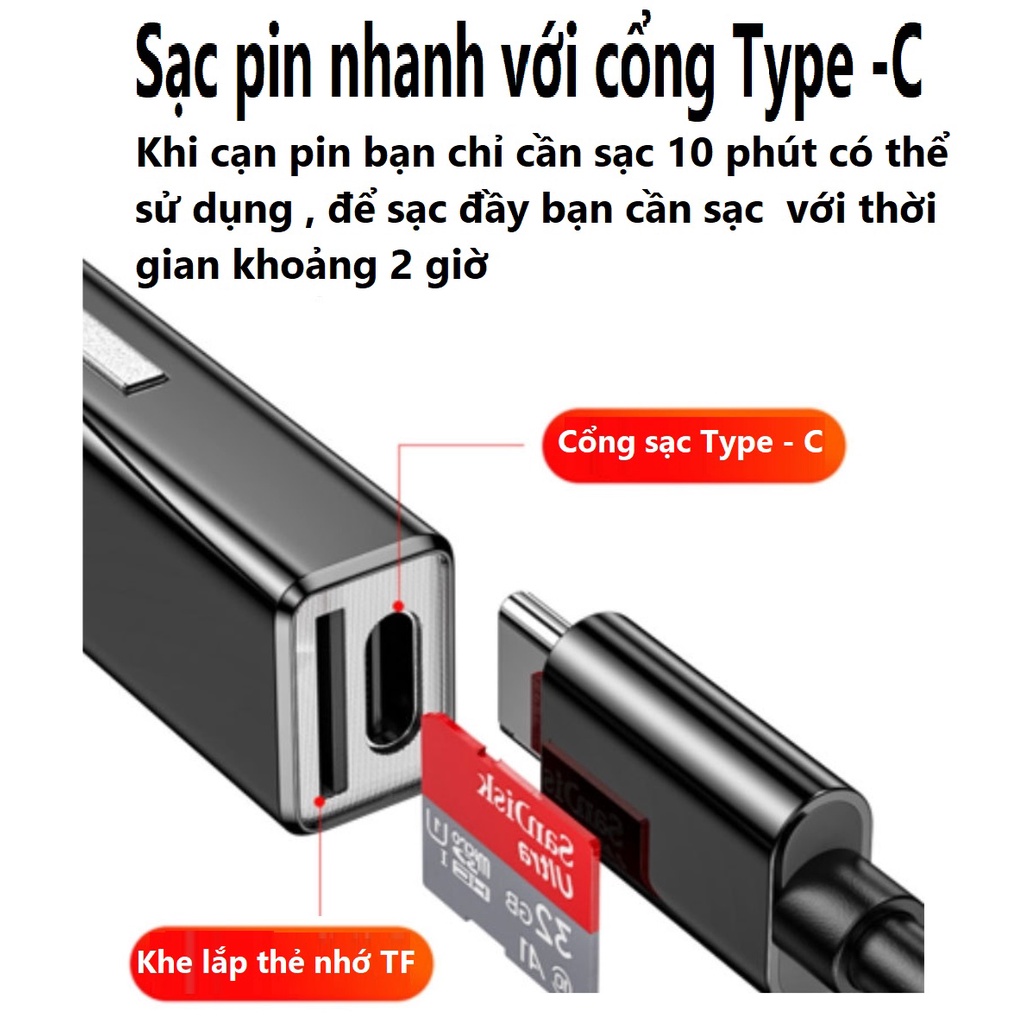 Tai Nghe Bluetooth 5.2 Bốn Loa, Âm Thanh Vòm 12D Hifi Stereo , Pin Khủng 1000mAh  Sử Dụng Liên Tục Lên Đến 120 Giờ