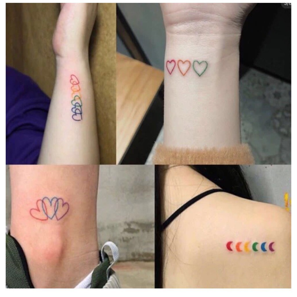 FG 160 Hình Xăm Dán Tattoo Tha Thu Đẹp Mặt cười Icon Emoji vui nhộn 40 4