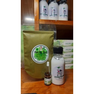 Combo bộ 3 Thảo mộc xanh (Trà xanh + sữa non + serum)