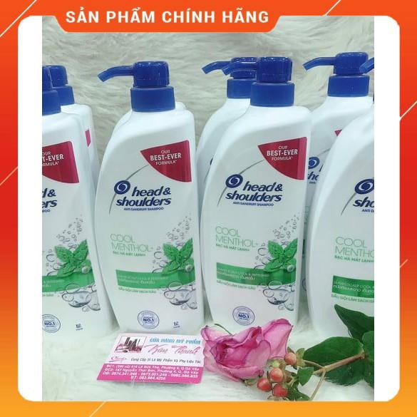 Dầu Gội Head &amp; Shoulders Bạc Hà - Chai 850ml