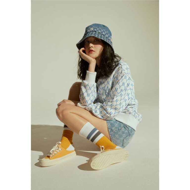 (HÀNG XUẤT XỊN) Mũ / Nón Bucket Jean N20 M//L//B N//Y MONOGRAM DENIM BUCKET HAT BLUE Made in viet/nam full tag One size