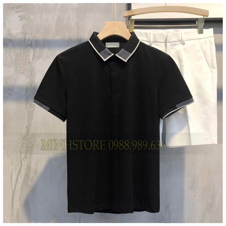 Áo polo nam GẤU Áo polo nam đẹp Chất liệu cotton mềm mịn, dầy dặn, hoạt động thoải mái, thấm hút mồ hôi tốt | BigBuy360 - bigbuy360.vn