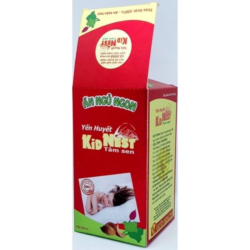 Siro Yến Huyết Kidnest Tâm Sen - giúp bé ăn ngon tăng cân hiệu quả