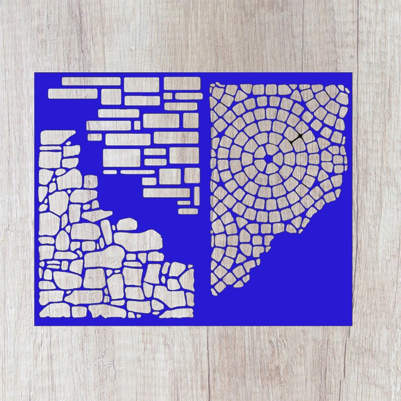 Khuôn cắt thẻ trang trí album hình học bằng kim loại