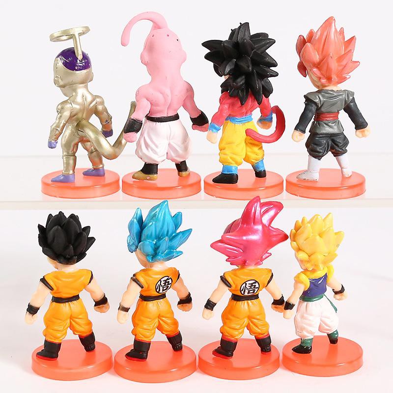 Mô Hình 08 Dragon Ball Chibi Dễ Thương - Có Giá Đỡ