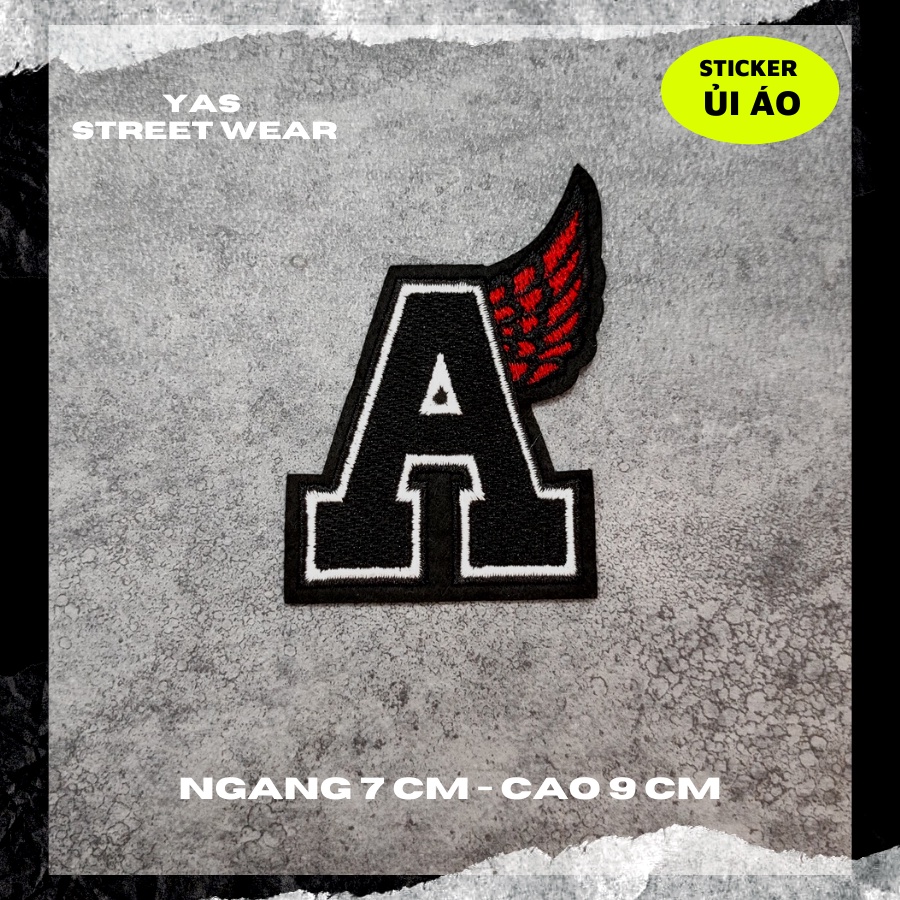 Sticker ủi áo cao cấp, miếng dán quần áo dùng làm Patch ủi, miếng vá quần áo, vá áo phao, trang trí BALO