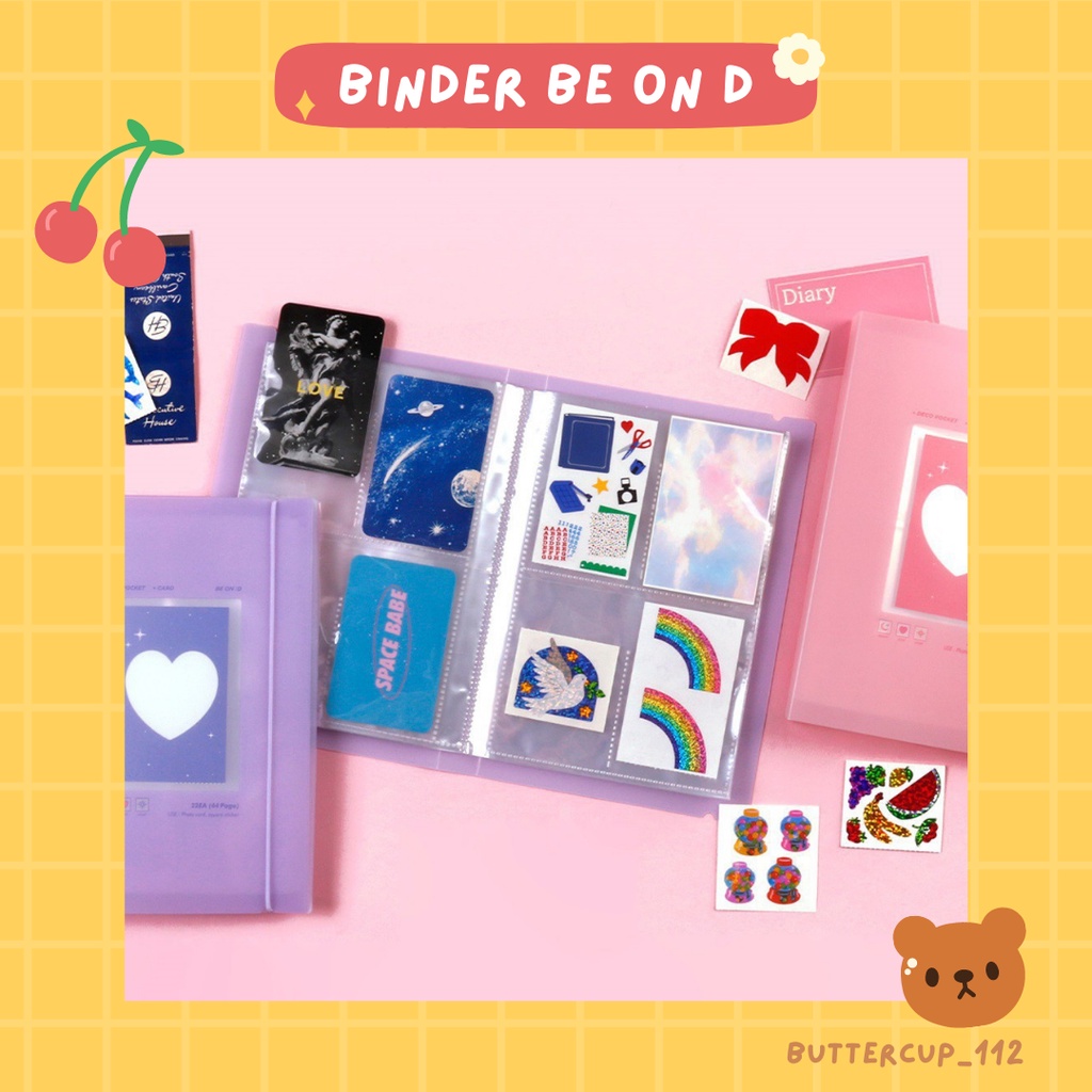 [CÓ SẴN / ORDER] SỔ ẢNH A5 BE ON D - BINDER KÈM 22 SHEET ĐỰNG PHOTOCARD