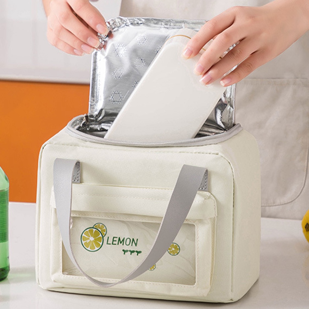 Túi Đựng Đá Giữ Nhiệt Bằng Vải Mềm Di Động Tiện Dụng Cho Học Sinh