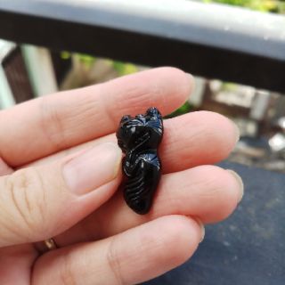 MẶT DÂY CHUYỀN HỒ LY ĐÁ OBSIDANT