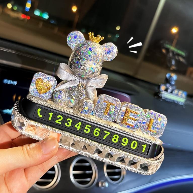 Bảng Số Điện Thoại Ô Tô Gấu Sang Trọng , Dãy Số Điện Thoại Trên Xe Hơi Gấu Dễ Thương