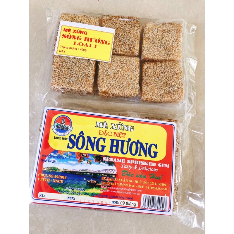 Mè Xửng dẻo Sông Hương 400g (date luôn mới) - Đặc sản Huế | WebRaoVat - webraovat.net.vn