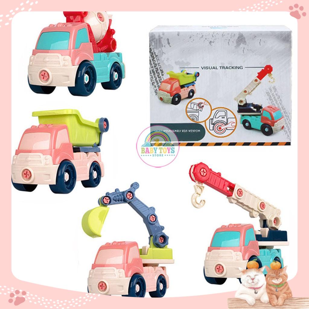 Xe Công Trình Tháo Lắp Kèm Bộ Sửa Chữa Cho Bé