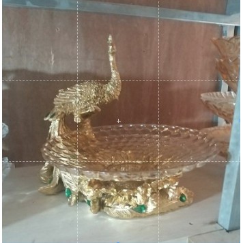 khay chim công decor siêu đẹp