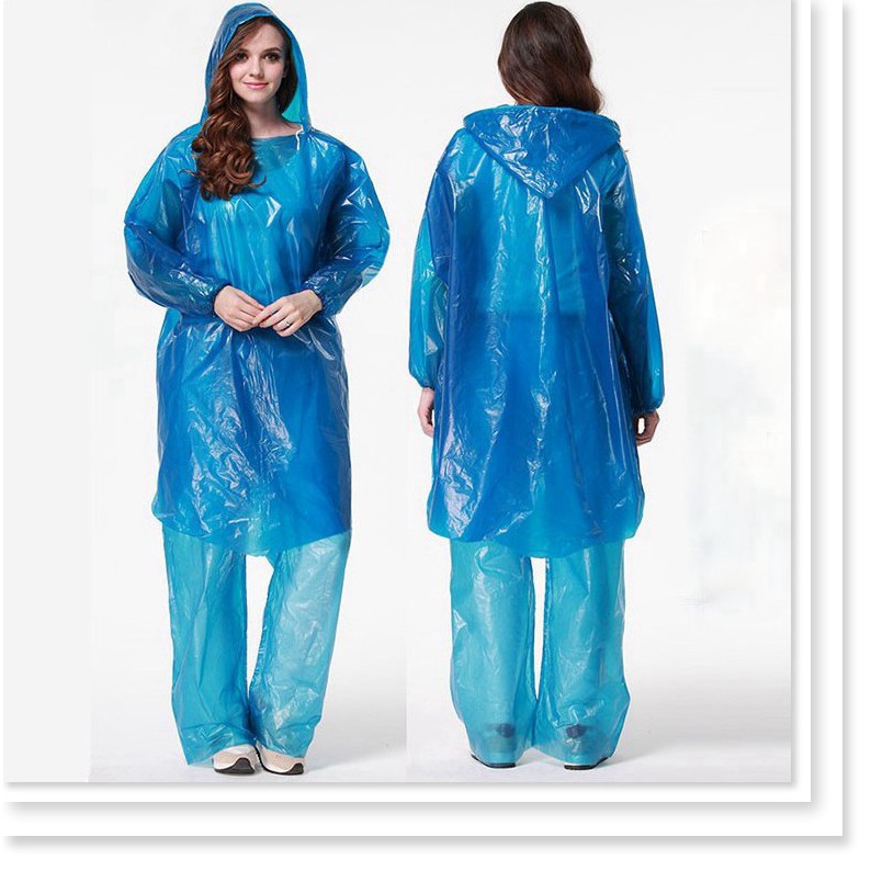 Xả Kho - Bộ áo mưa trong màu mỏng nhẹ bền
