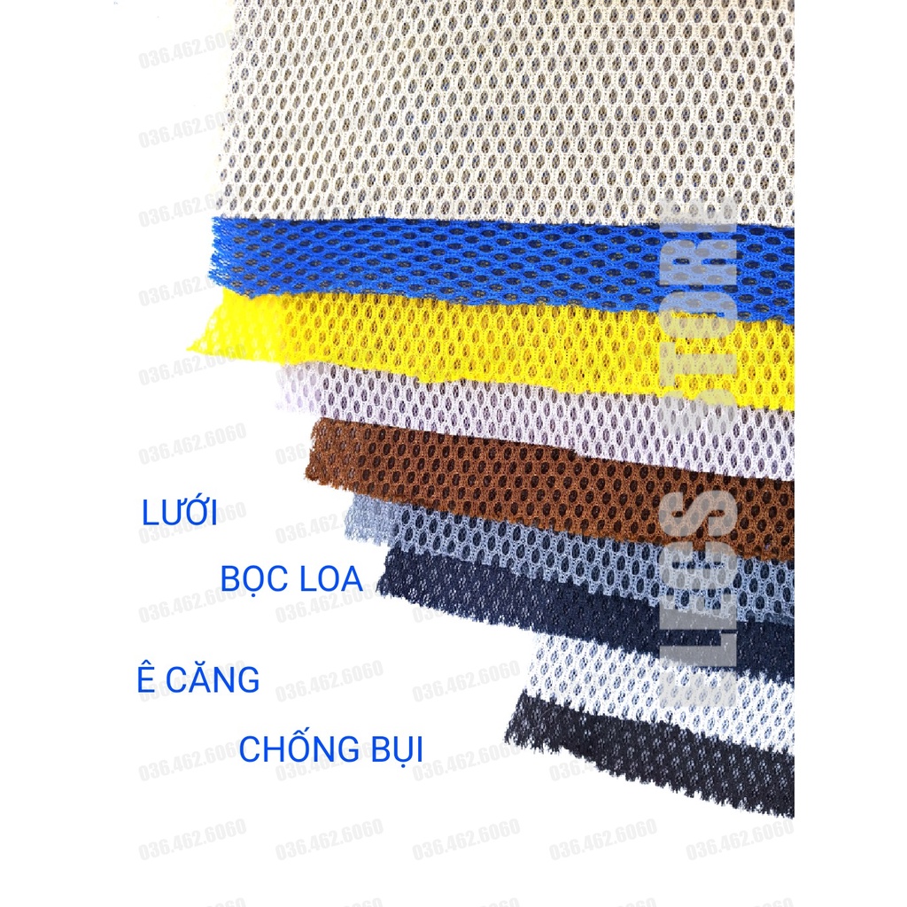 Vải E Căng Bọc Loa, Lưới Loa Chống Bụi, Kích Thước 1m x 1.4m (Nhiều mà