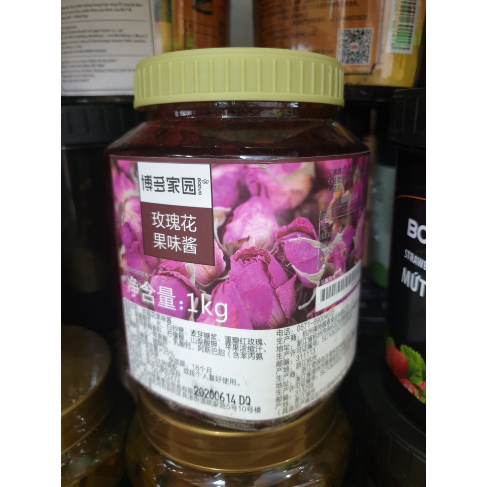 Mứt hoa hồng BODUO - Hàng nhập khẩu chính nghạch