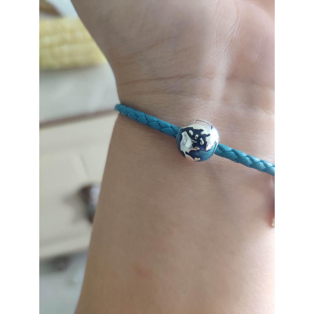 Clip tương lai màu xanh Vòng đeo tay Hạt charm cho đồ trang sức DIY