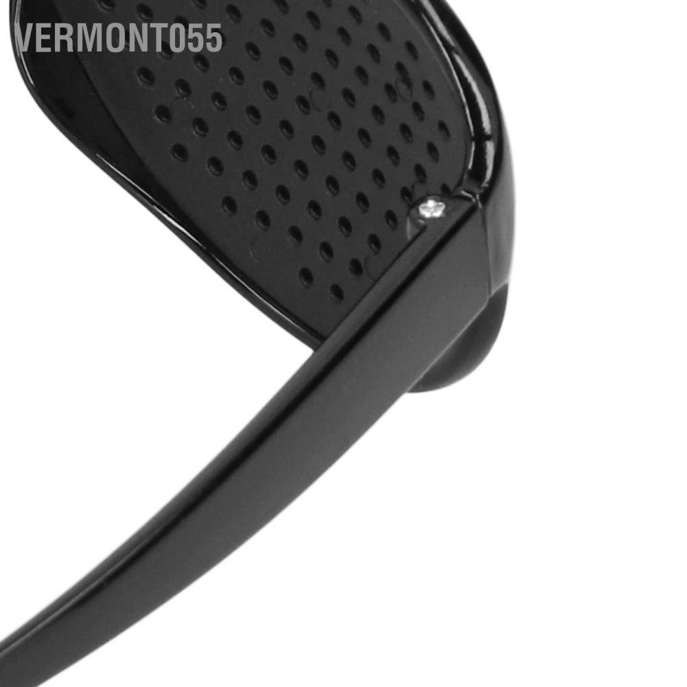 Vermont055 Unisex Vision Care Pinhole Glasses PC Anti Myopia Spectacles Improver