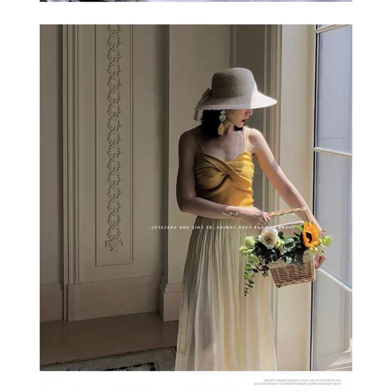 CHÂN VÁY XÒE PHI BÓNG ORGANZA