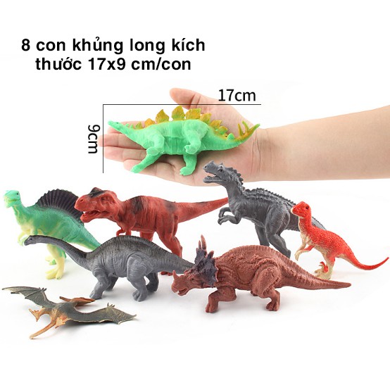 Đồ Chơi Mô Hình 20 Con Khủng Long Loại Đẹp Cho Bé